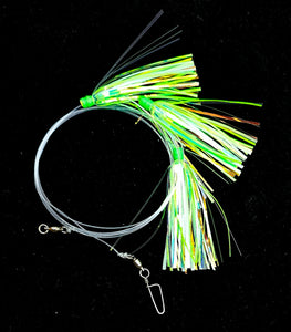 Glow Green Mirage Tyee 3 Fly Teaser