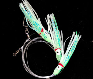 Glow Green Blue Splatter Tyee 3 Squid Teaser