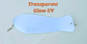 10" Flasher UV Clear Glow