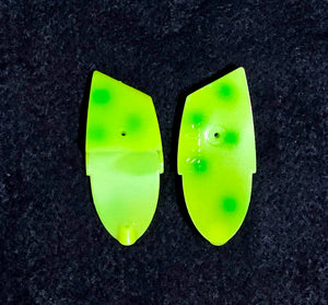 " Chartreuse Green Spot " - 2 pack