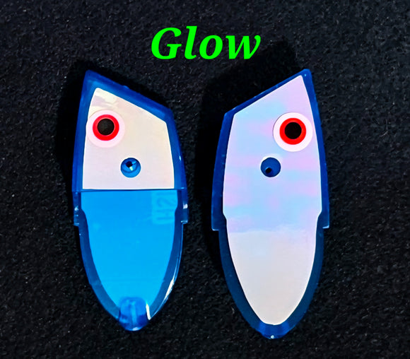 Blue Double Smooth Pearl Glow