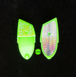 8 hour Glow Lime Green Crush, silver back